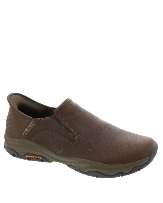 Skechers Brown Craster Lanigan Hands Free Slip-Ins ( ) Shoes for men
