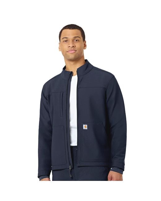 Carhartt Blue Fluid Resistant Fleece Jacket for men