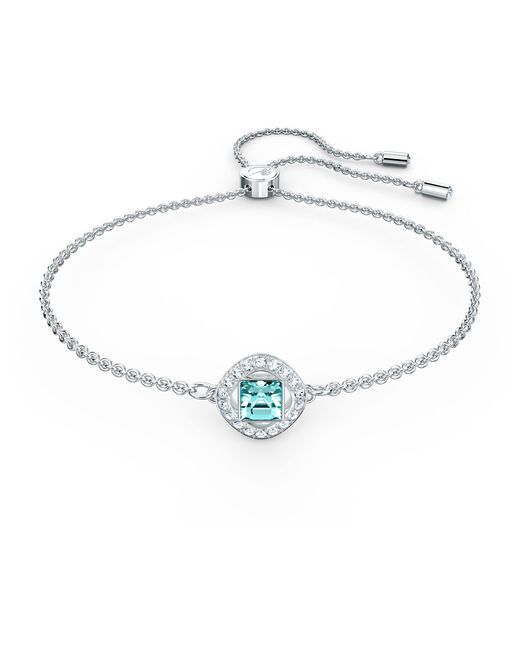 Swarovski Angelic Square Bracelet in Blue Lyst