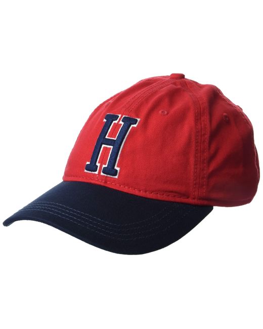 Tommy Hilfiger Cotton Hano Baseball Cap in Red for Men | Lyst