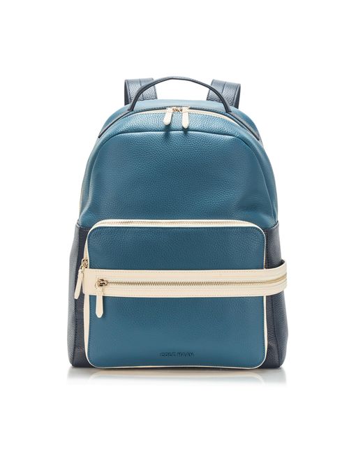 Cole Haan Blue and White Backpack Cole Haan | Bags | Womens Blue And White Leather Backpack  main image 2