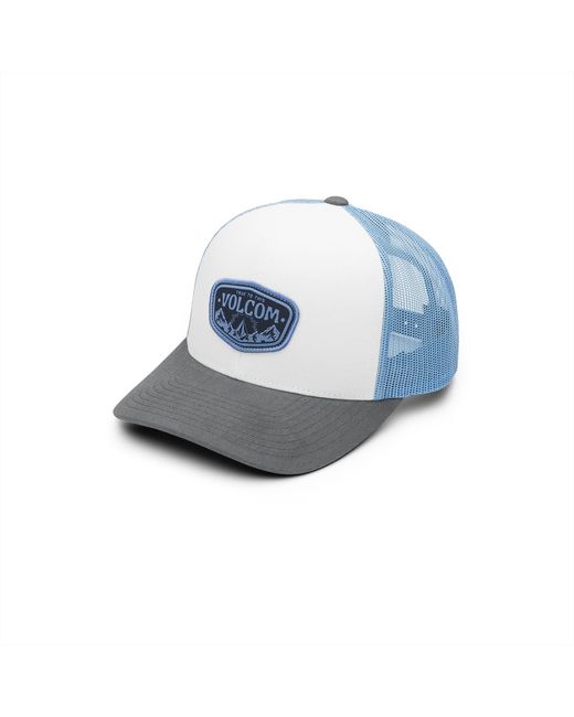 Volcom Cheese Mesh Trucker Hat Blue Bird One Size for men