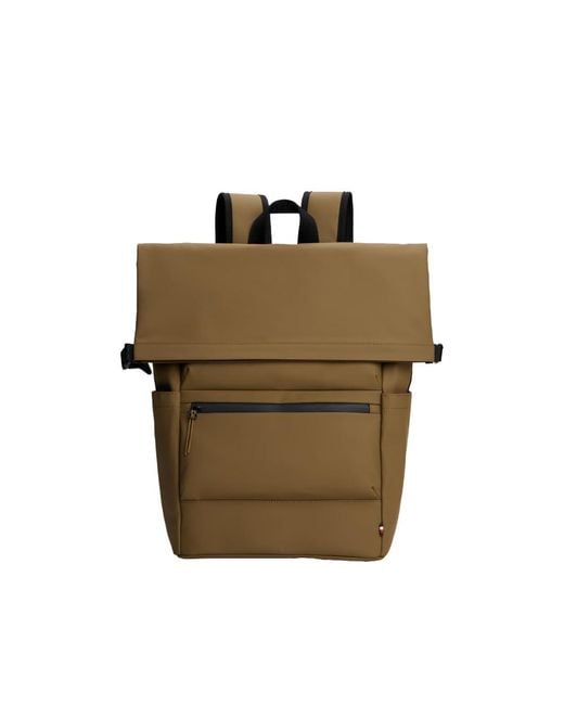 Tommy Hilfiger Green S Rolltop Backpack for men
