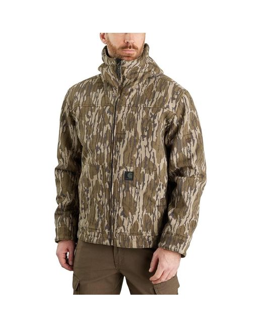 Carhartt Brown Super Dux Relaxed Fit Sherpa-lined Active Jacket for men