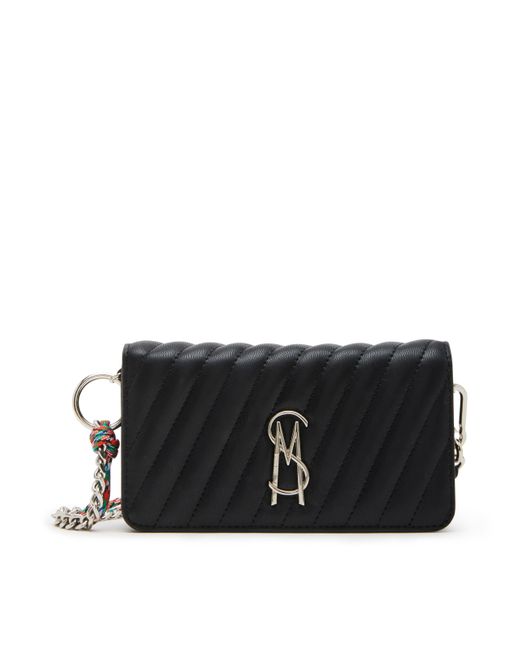 Bolso Cadena Steve Madden Paulie Mini Para Mujer - Negro, Con Correa Ajustable, Múltiples Bolsillos