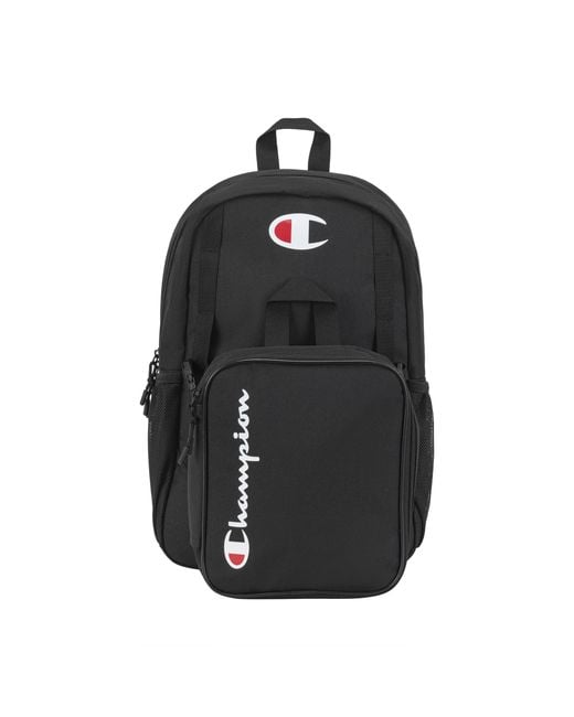 Champion Mode Lunch Kit Backpack Combo in Black Lyst
