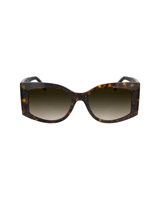 Karl Lagerfeld Black Kl6183s Rectangular Sunglasses