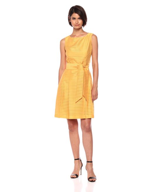 anne klein yellow dress