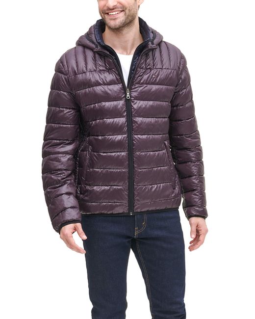 Tommy Hilfiger Ultra Loft Insulated Packable Jacket With Contrast Bib ...
