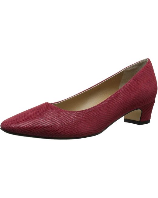 Vaneli Leather Astyr Dress Pump in Red 