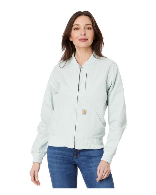 Carhartt Gray Plus Size Rugged Flex Relaxed Fit Canvas Jacket