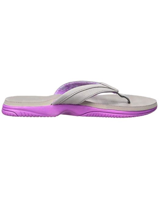 New Balance Synthetic Jojo Thong Flip-flop in Pink/Grey (Gray) - Save ...