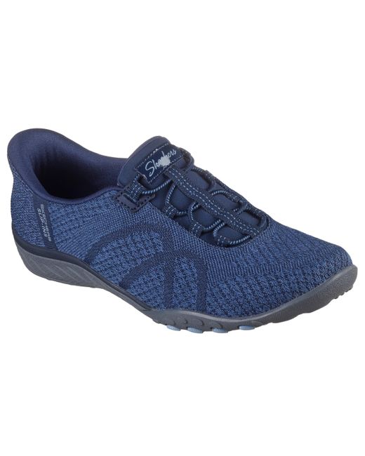 Skechers Blue Breathe Easy-Knitty Waves -Sneaker zum Reinschlüpfen