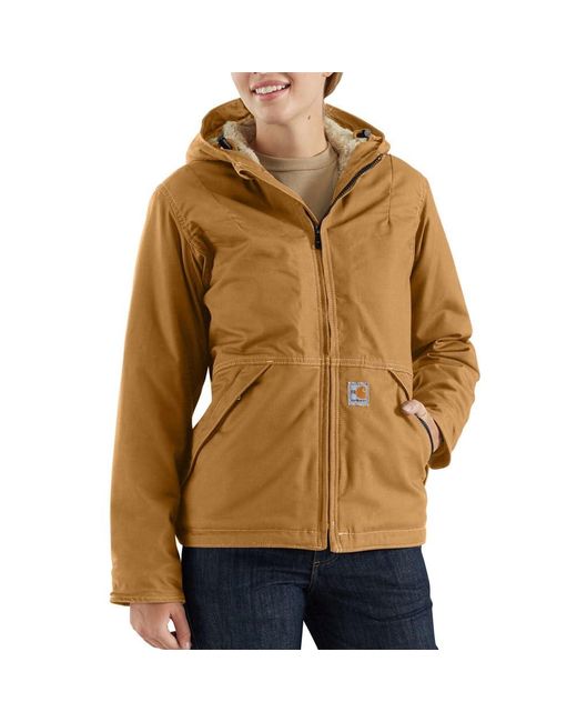 Carhartt Brown Flame Resistant S Full Swing Quick Duck Jacket Outerwear