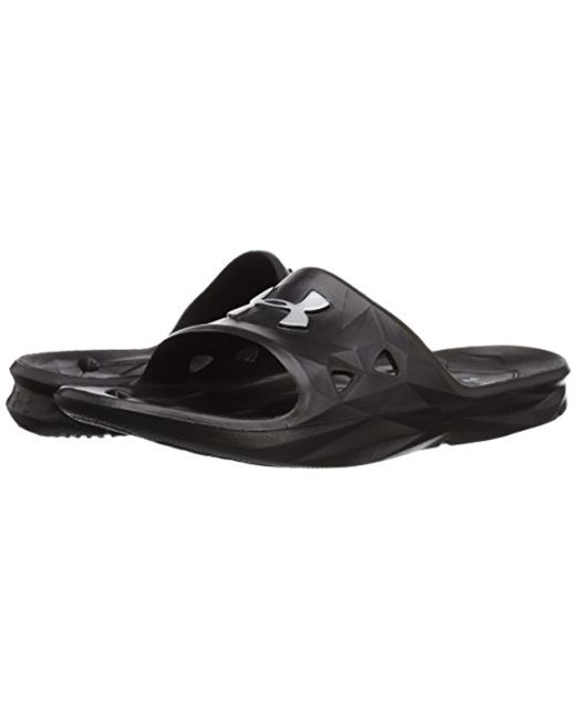 under armour men's locker iii slide cross-trainer shoe