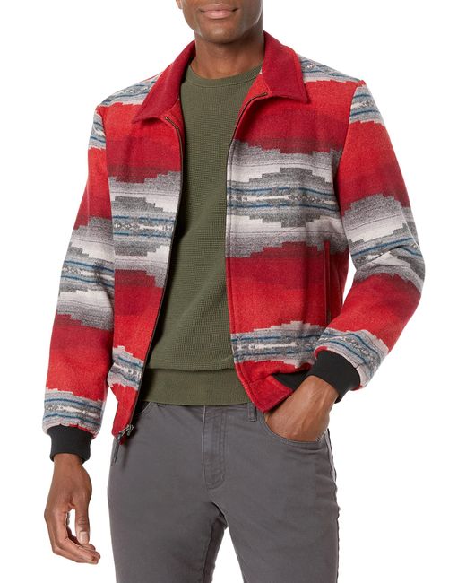 pendleton red wool jacket