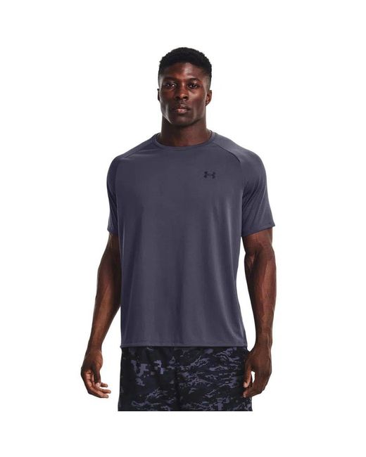 Under Armour Blue Shirt - Tempered Steel for men