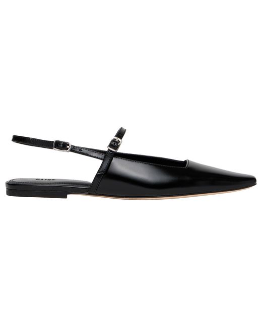 PAIGE Black Whitley Flat Ballet