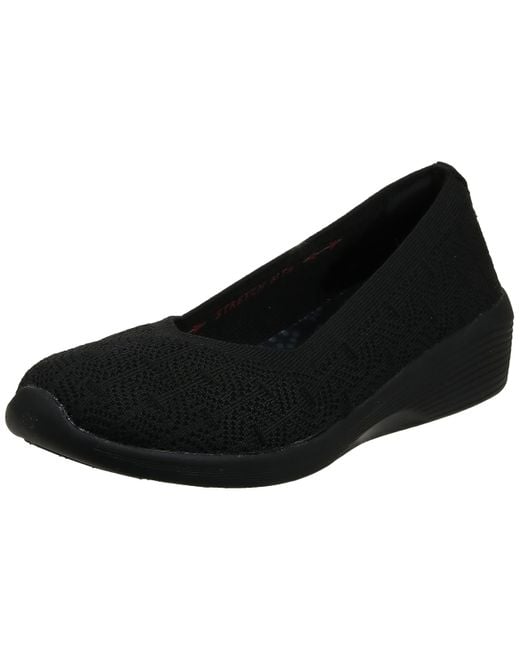 Skechers Black Modern Comfort Arya-for Real Loafer Flat