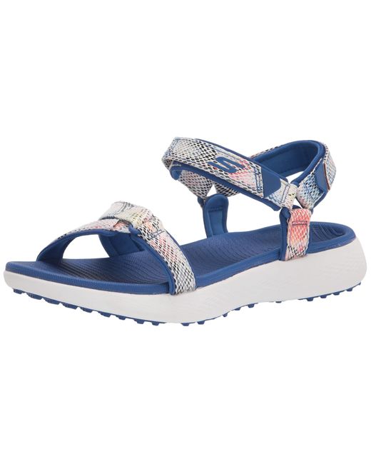 Skechers Womens 600 Spikeless Sandals Golf Shoe in Blue - Save 3% | Lyst