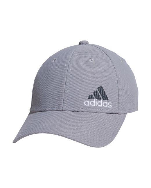 Adidas Gray Release 3 Structured Stretch Fit Cap for men