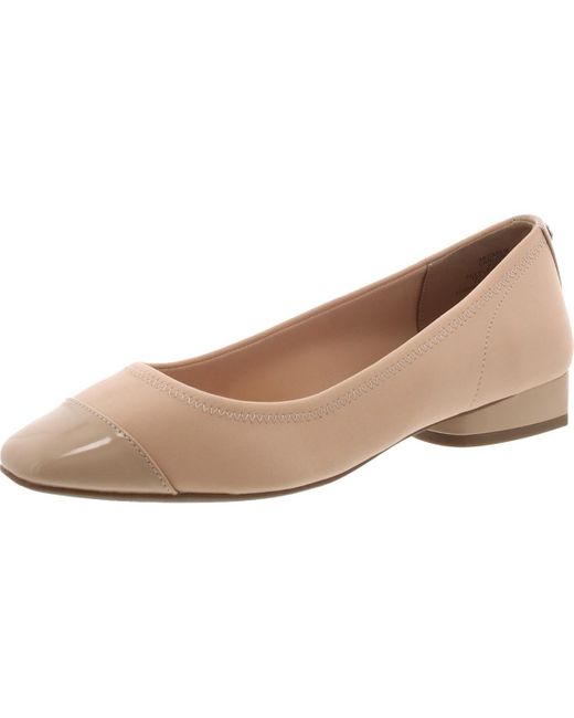 Anne Klein Black 's Carlie Comfortable Ballet Flat