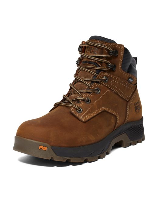 Timberland PRO Mens Titan EV 6 Inch Soft Toe Waterproof Industrial Work Boot Earth Bandit Brown-2024 New 8