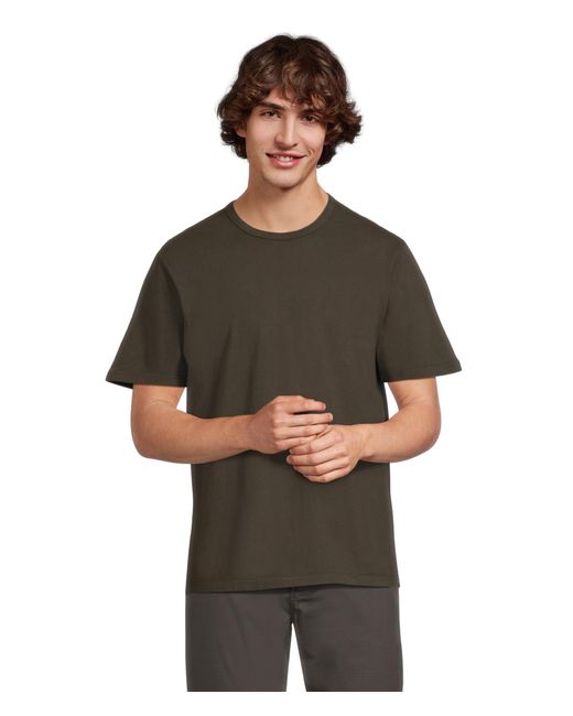 Vince Multicolor Garment Dye Short Sleeve Crew for men