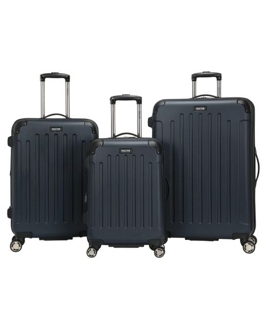 Cole Reaction Renegade 3piece Luggage Expandable 8wheel Spinner Lightweight Hardside