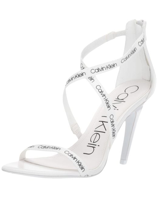 white calvin klein heels Cheaper Than Retail Price> Buy Clothing,  Accessories and lifestyle products for women & men -