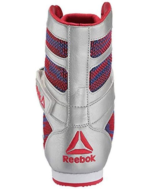 red reebok boxing boots
