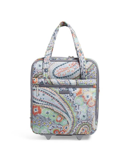 Vera Bradley Softside Underseat Rolling Work Bag in Blue Lyst
