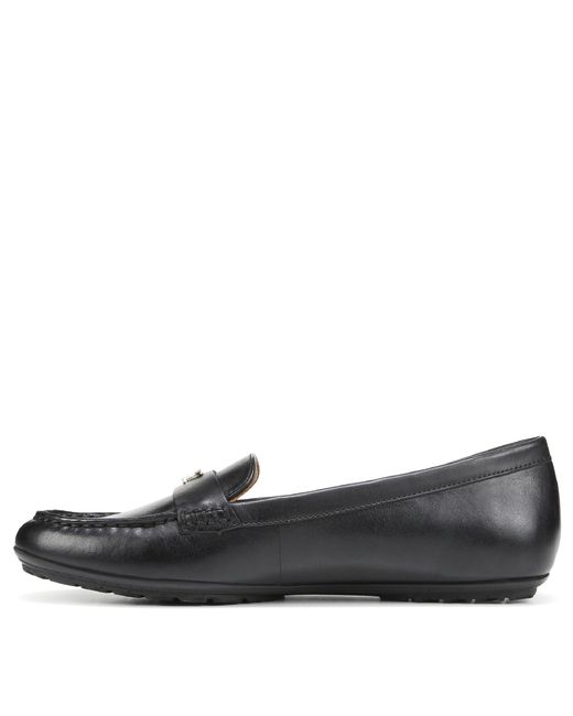 Naturalizer S Evie Slip On Casual Loafer Black Leather 6 M