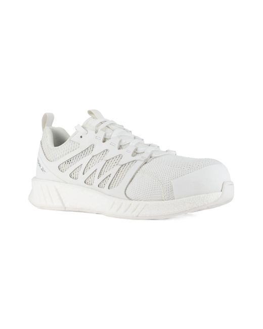Reebok Work Rb545 Fusion Flexweave Work Construction Shoe White Safety