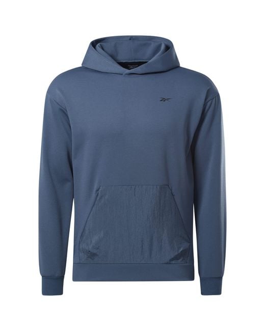 Reebok Blue Strength Hoodie Sweatshirt for men