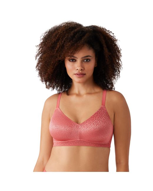 Wacoal Red Plus Size Back Appeal Wirefree Bra