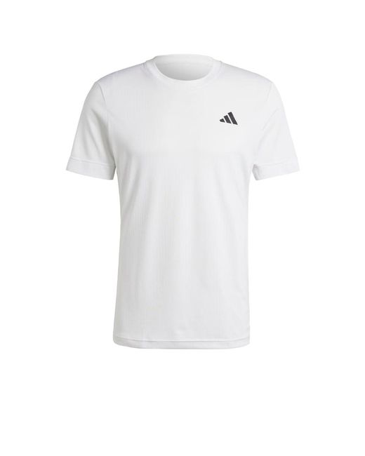 Adidas White Freelift T-shirt for men