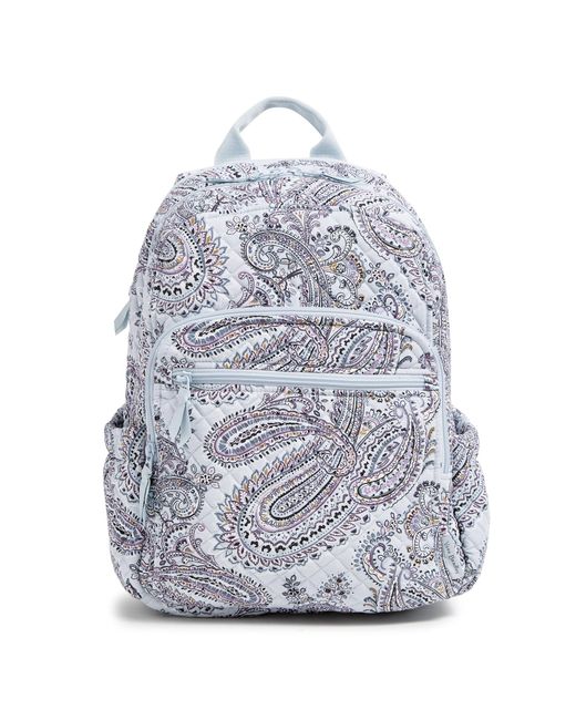 Vera Bradley Cotton Campus Backpack in Gray Lyst