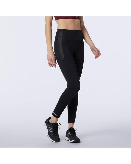 New Balance Reflective Impact Run Heat Tights - Black | BIKE24