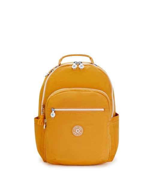 Kipling Seoul 15" Laptop Backpack in Metallic Lyst