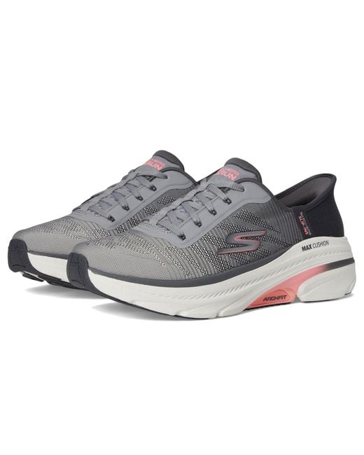 Skechers Gray Max Cushioning Arch Fit 2.0 Adelphi Hands Free Slip-ins Sneaker