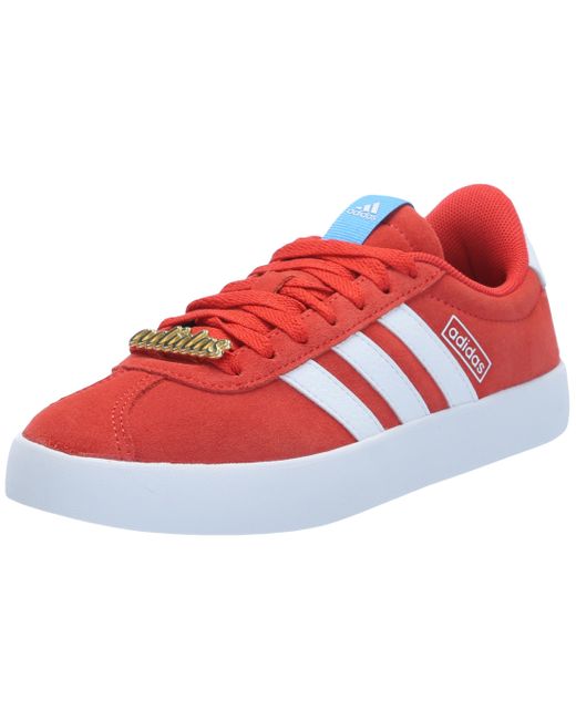 Adidas Red Vl Court 3.0 Sneaker