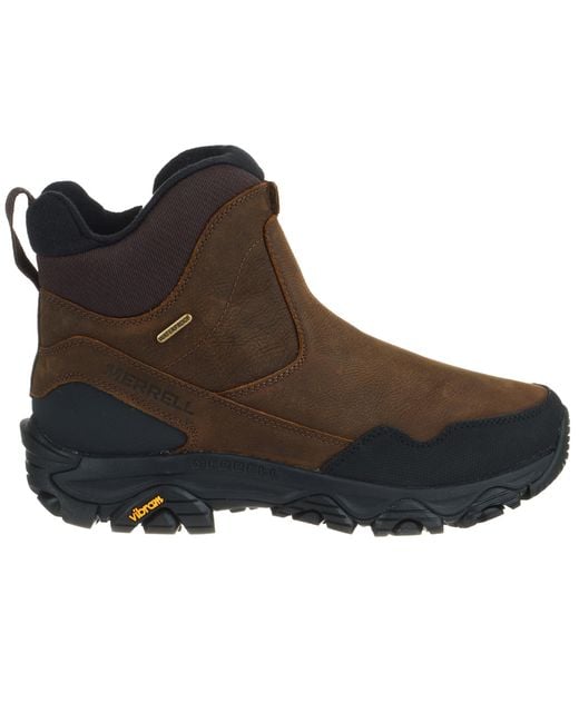 Merrell Men's Brown Coldpack 3 Thermo Tall Zip Waterproof Snow Boot