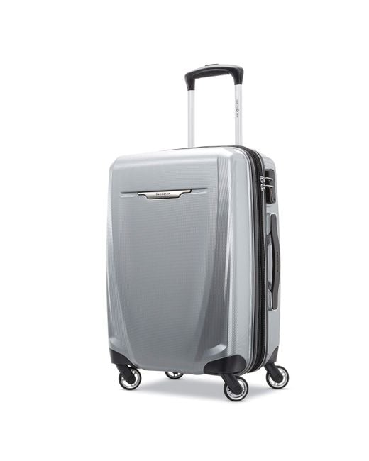 Samsonite Gray Adult Winfield 3 Dlx Hardside Expandable Luggage With Spinners