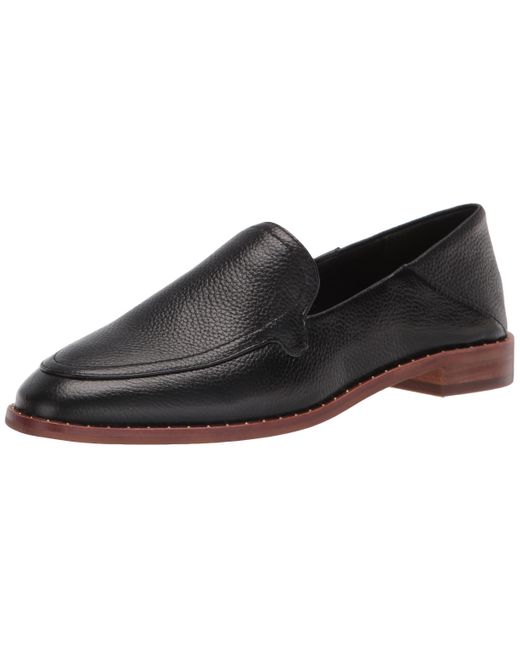 Vince Camuto Leather Cretinian Loafer Flat in Black | Lyst