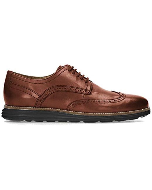 Cole Haan Leather Original Grand Shortwing Oxford Shoe for Men - Save ...
