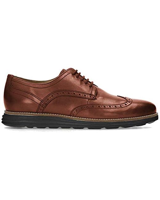 cole haan original grand shortwing oxford white