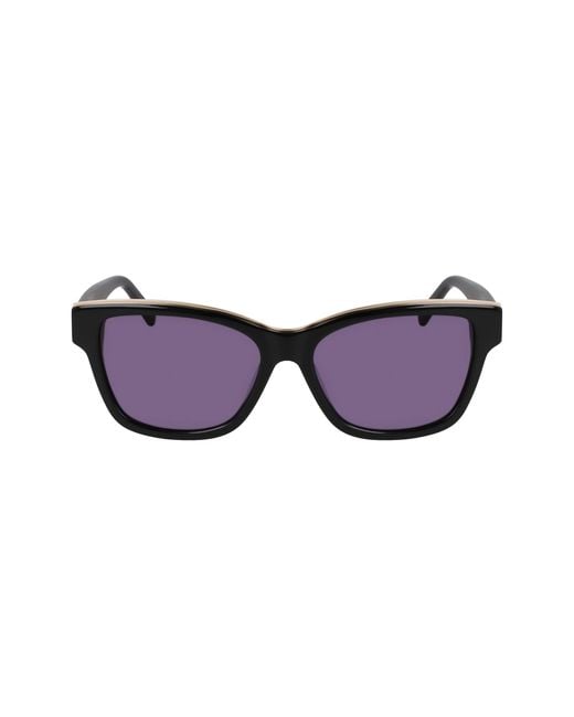 DKNY Purple Dk549s Cat Eye Sunglasses