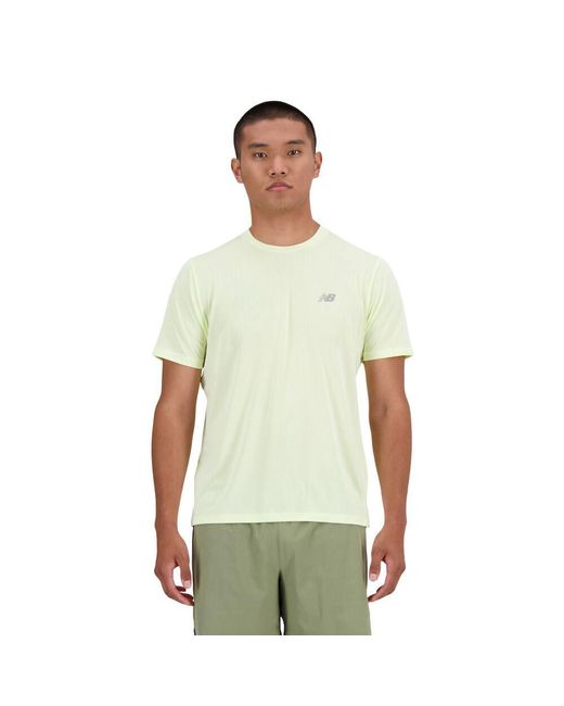New Balance Green Athletics T-shirt for men