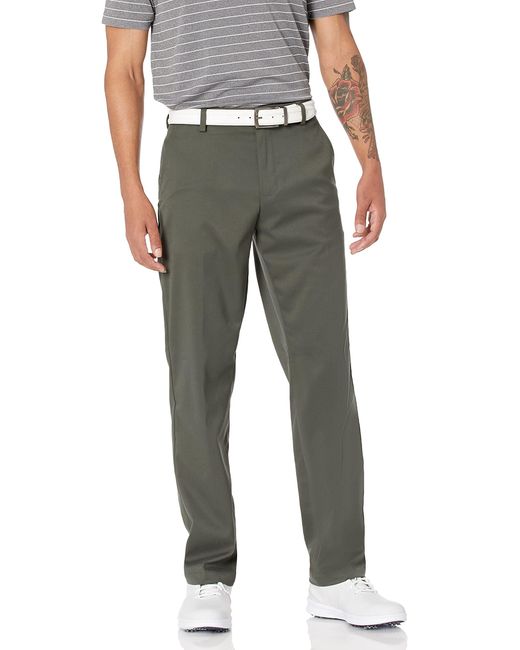Pantalón de Golf Elástico de Ajuste Clásico Amazon Essentials de hombre de color Gray